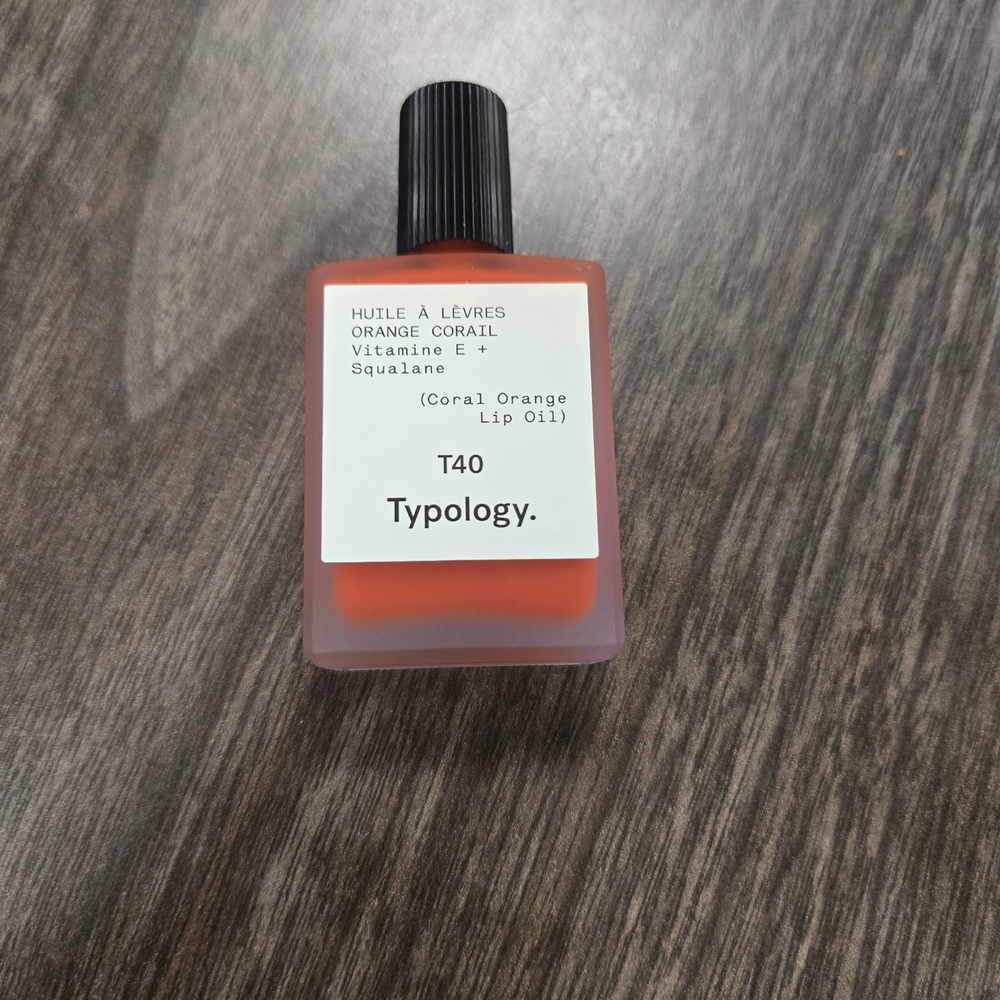 Typology Coral Orange Lip Oil